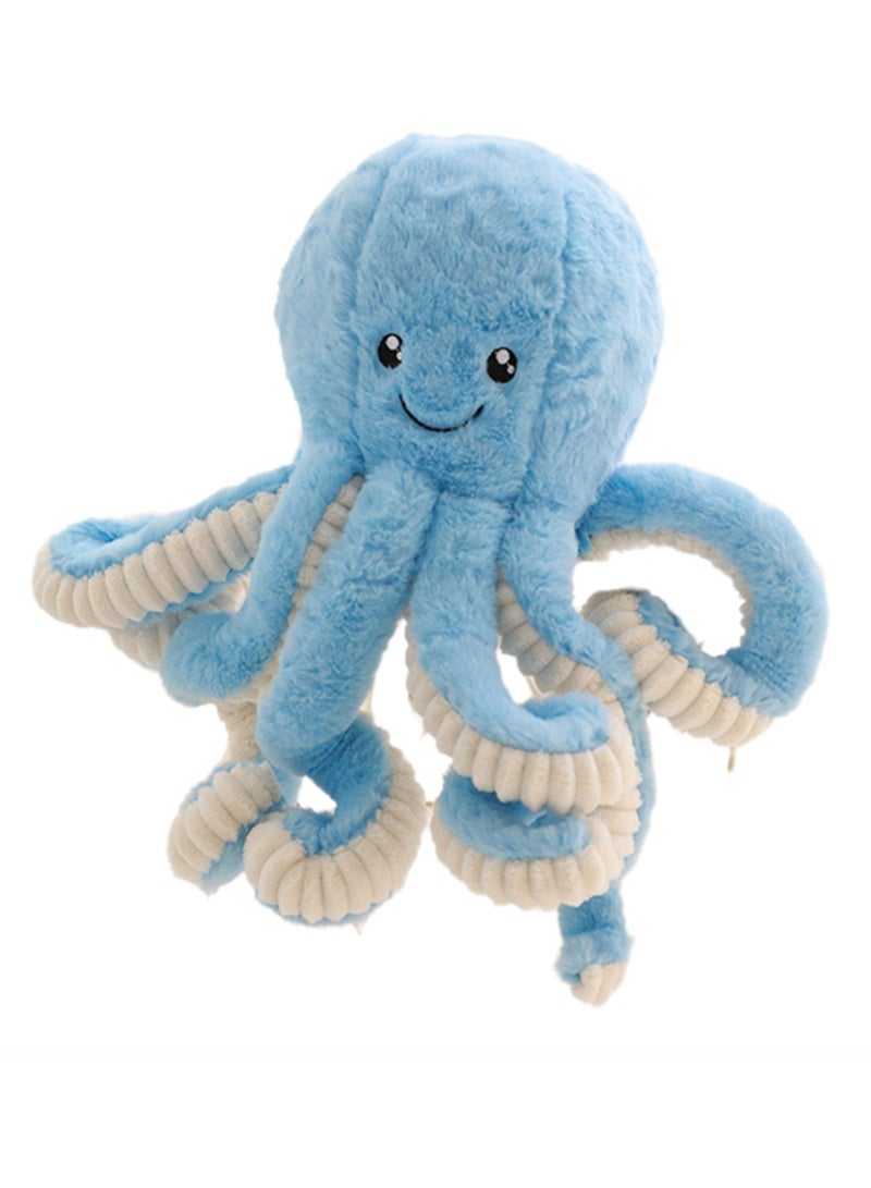 40 CM Cute Octopus Plush Toy Soft Stuffed Marine Animals Doll For Girls And Boys All Ages Gift （Blue） - Image 1